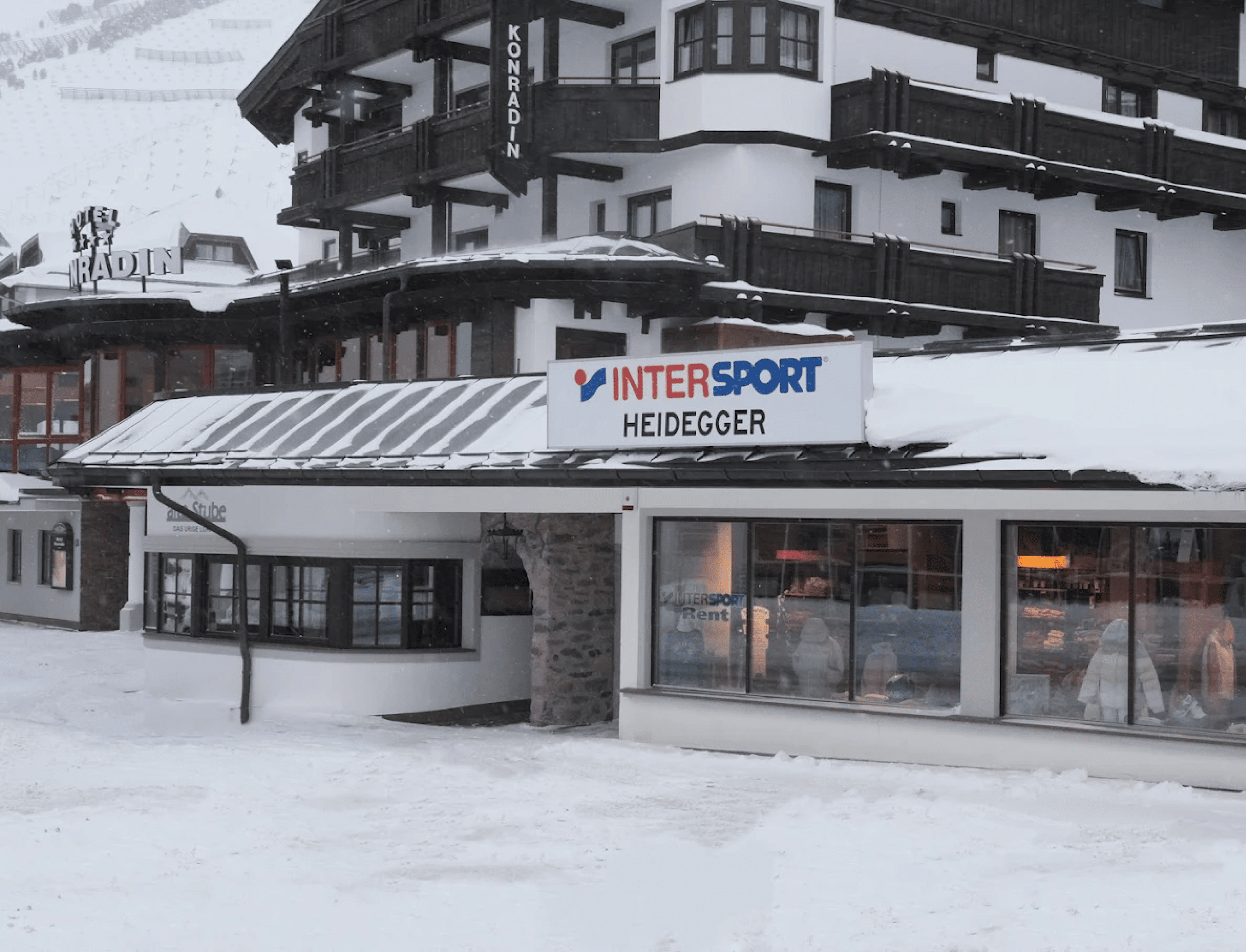 INTERSPORT Heidegger Shop in Hotel Konradin